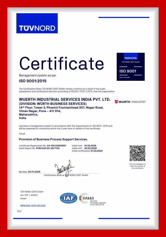 ISO Certification