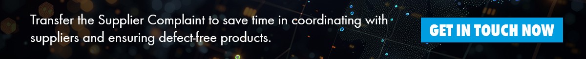 SUPPLIER COMPLAINT