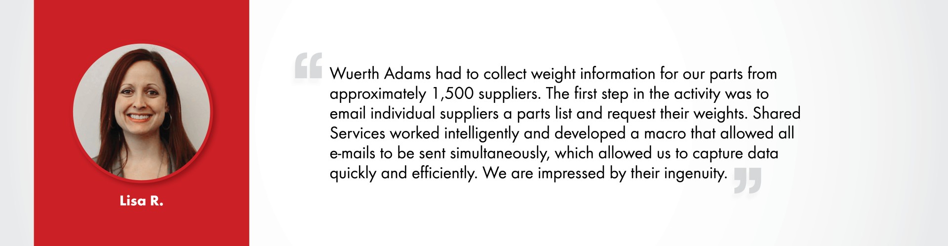 Lisa R._Würth Business Services_Testimonial 