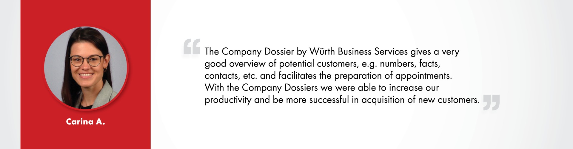 Carina A._Würth Business Services_Testimonial