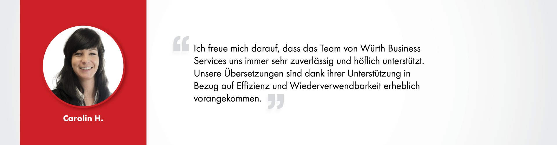 Carolin H._Würth Business Services_Kundenstimmen